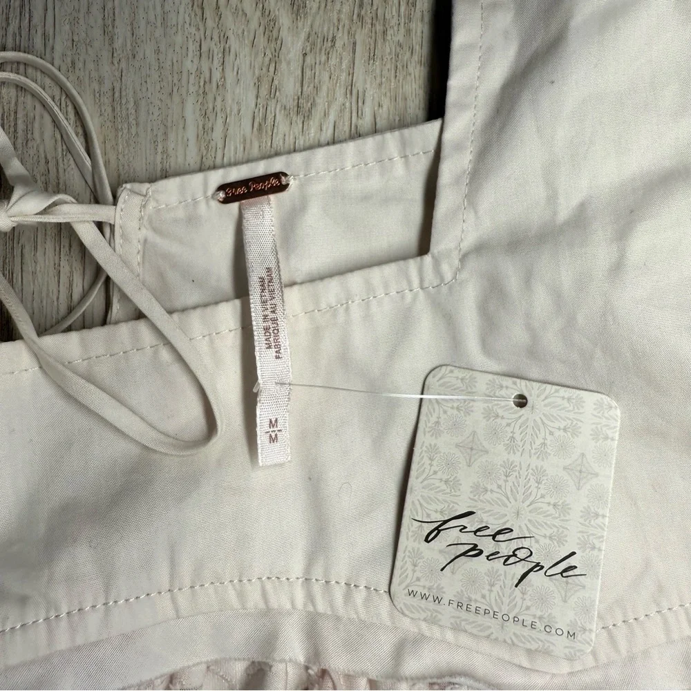 NWT‎ Free People Blouse Medium Color Beige